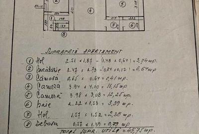Apartament cu 2 camere semidecomandat în Central - 8