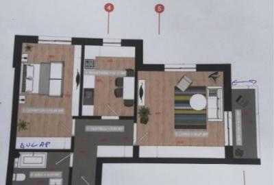Apartament cu 2 camere decomandat în Berceni