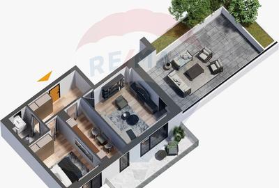 Apartament cu 2 camere decomandat în Cug - 13