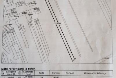 Teren de 6222 mp, în Albești-Paleologu