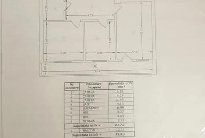 Apartament cu 3 camere decomandat în Obor - 3