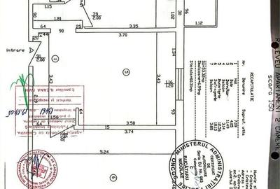 Apartament cu 2 camere decomandat în Central