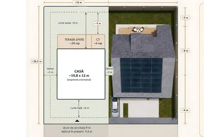 Casă individuală cu 4 camere cu Teren 420 Mp în Țegheș - 5