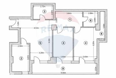 Apartament cu 3 camere în Cățelu - 15