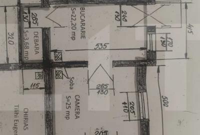 Casă cu 2 camere cu Teren 99 Mp în Central - 2