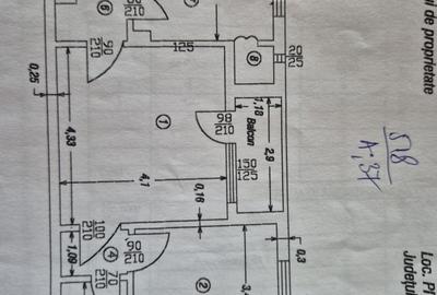 Apartament cu 2 camere semidecomandat în Găvana