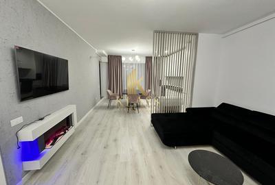 Apartament cu 2 camere semidecomandat, mobilat în Pipera