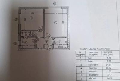 Apartament cu 2 camere decomandat în Satu Nou - 2