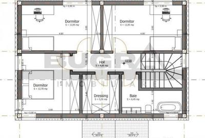 Casă cu 4 camere cu Teren 438 Mp în Dezmir - 3