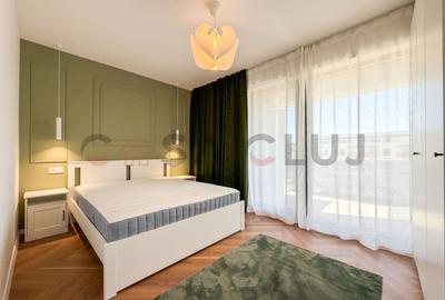 Apartament cu 2 camere semidecomandat, mobilat în Între Lacuri
