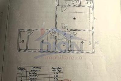 Apartament cu 3 camere semidecomandat, mobilat în Drumul Taberei