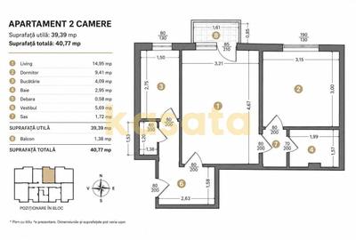 Apartament cu 2 camere în Dobroești - 2