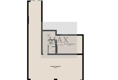 Spațiu comercial, de 153.44999694824 mp, în Mărăști