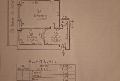 Apartament cu 3 camere semidecomandat în Vatra Luminoasă - 4