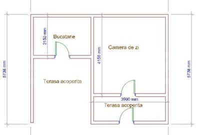 Casă cu 2 camere cu Teren 360 Mp în Moroeni - 2