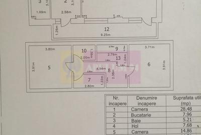 Apartament cu 3 camere semidecomandat în Libertății - 14