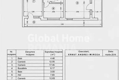 Apartament cu 3 camere decomandat, mobilat în Chitila - 14