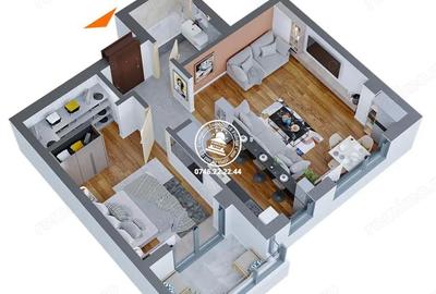 Apartament cu 2 camere decomandat în Dacia - 7