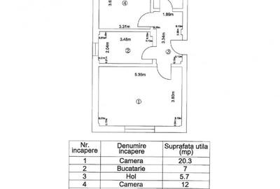 Ap. 2 camere -Prima Inchiriere-Narciselor/Uverturii-Demisol Inalt - 17