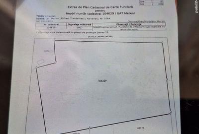 Teren de 5907 mp, în Mereni - 1