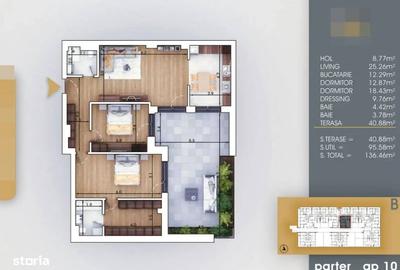 Apartament cu 3 camere în Theodor Pallady - 2