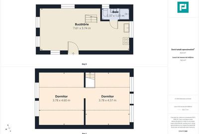 Casă cu 3 camere cu Teren 2000 Mp în Central - 17