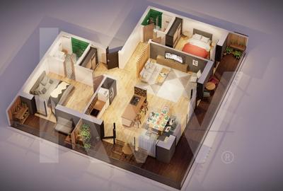 Apartament 3 camere - ultracentral - constructie noua! - 2