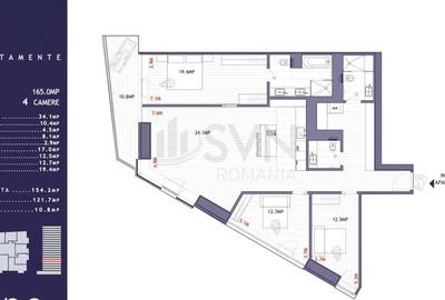 REA1026823 Apartament 4 camere I One Verdi I De vanzare - 11