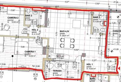 Apartament cu 3 camere decomandat în Central - 1
