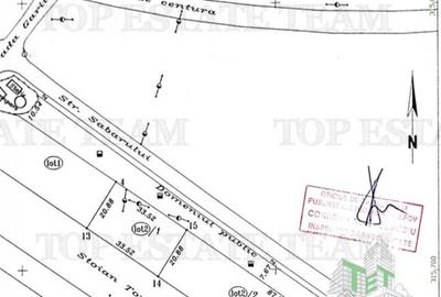 Teren 1824 mp Jilava - Deschidere 70 m, ideal investitie - 1