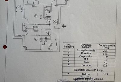Apartament cu 3 camere decomandat în Ultracentral - 3