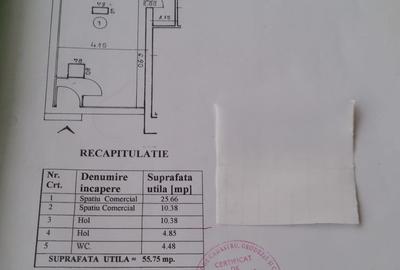Spațiu comercial, de 50 mp, în Moșilor - 12