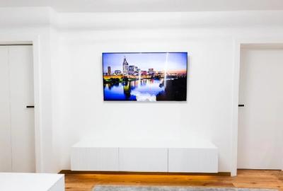 Floreasca,Barbu Vacarescu bl.reabilitat,mobilat,utilat,AC,geam la baie,renovat. - 3