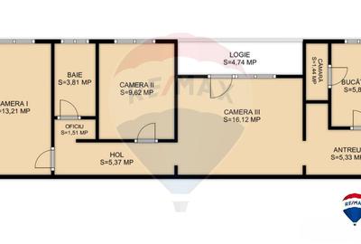 Apartament de vanzare, 3 camere, zona Gheorgheni