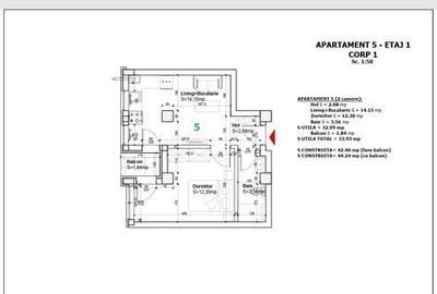 Apartament cu 2 camere în Central - 2