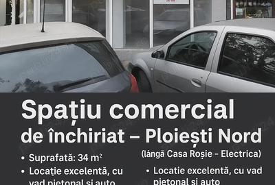 Inchiriez spa?iu comercial Ploie?ti, zona Nord (langa Casa Ro?ie Electrica) - 1