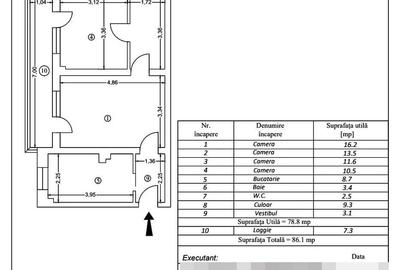 Apartament cu 4 camere semidecomandat în Militari - 23