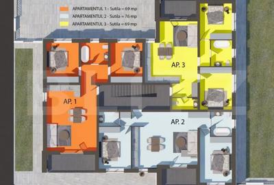 Apartament cu 3 camere decomandat în Central - 6