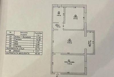 Apartament 2 camere + balcon, zona Piata Verde - 8