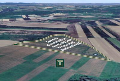 Teren extravilan de 5,99 ha la 200 m de Mureș, ideal pentru balastieră în Ususău - 3