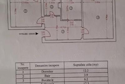 Apartament 2 camere, 53 mp, Precista - 1