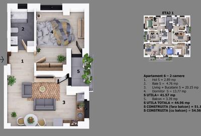 Apartament 2 camere Strada Maramures | Parc Unirii | Bloc Nou | Apartament 2 camere Strada Maramures | Parc Unirii | Bloc Nou | - 2