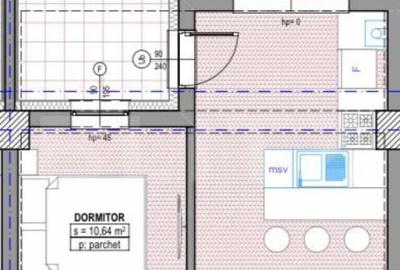 Apartament cu 2 camere decomandat în Central