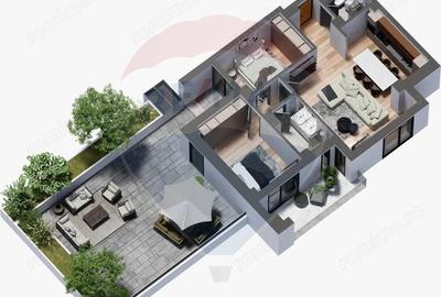 Apartament cu 2 camere decomandat în Cug - 15