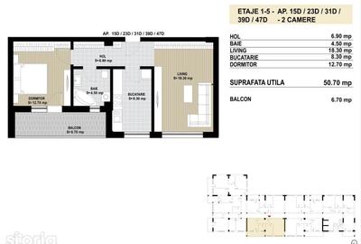 Apartament cu 2 camere decomandat în Berceni - 11