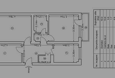 Apartament cu 3 camere decomandat în Podu Roș - 1
