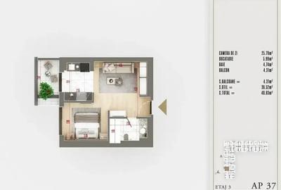 Garsoniera dubla, Finalizare 2025 | Parc Teilor - 1 decembrie - 4