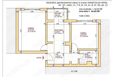 Vand apartament 2 camere in Sannicolau Mare, Timis - 3