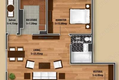 Inchiriez Apartament 2 Camere - Metrou Dristor - 7