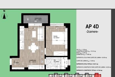 Apartamente 1 si 2 camere Otopeni | str Avram Iancu | Reducere 10% - 3